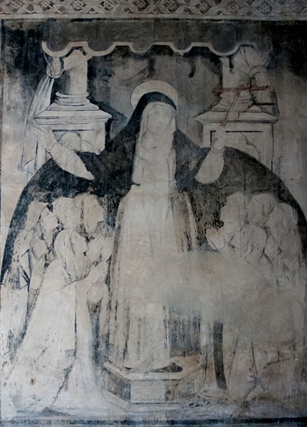 Sala Profundis mural - Santa María Magdalena, cloister & convento