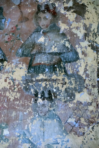 Cloister mural - La Guadalupe