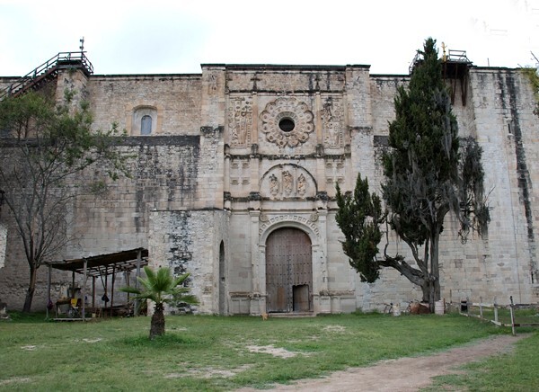 San Juan Bautista, exterior nave & N façade - San Juan Bautista, North façade