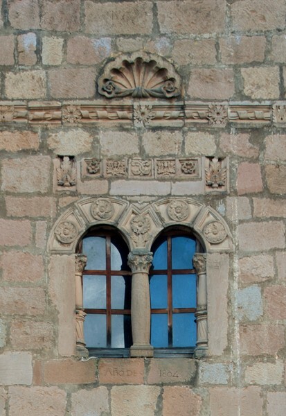 San Juan Bautista, façade ajimez - Cuanajo, Michoacán