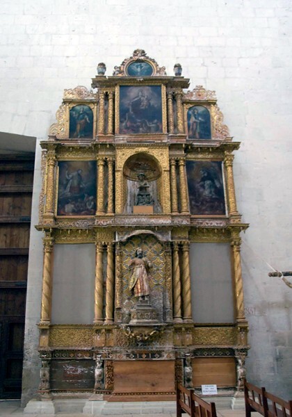 Santo Domingo, nave San José altar - Yanhuitlán, Oaxaca