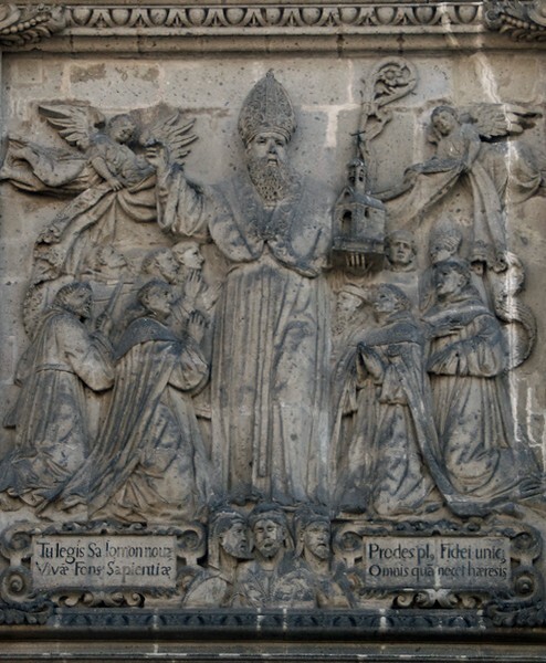 Façade relief - San Agustín