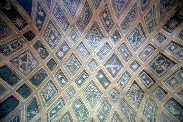 La Asunción, sacristy, ribbed vault, ribs & webbing - Chapultenango, Chiapas