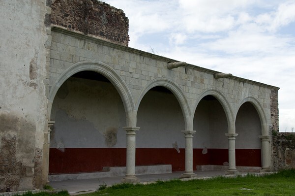 Portería - Façade, portería, atrial cross, lateral portal & capilla abierta