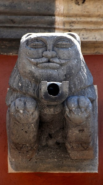 Santiago Apóstol, cloister gargoyle - Tonalá, Jalisco