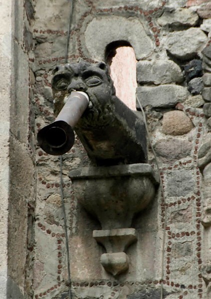 Façade gargoyle (water spout) - San Juan Evangelista y La Guadalupe