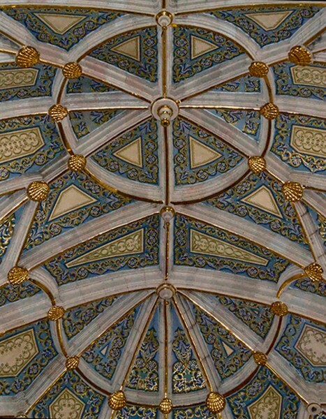 Yuriria, San Pablo, chancel ribbed vault - Guanajuato