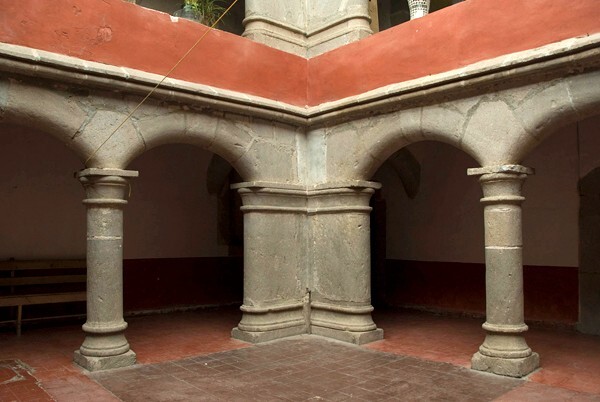 San Luis Obispo, cloister, lower ambulatory - Huexotla, México
