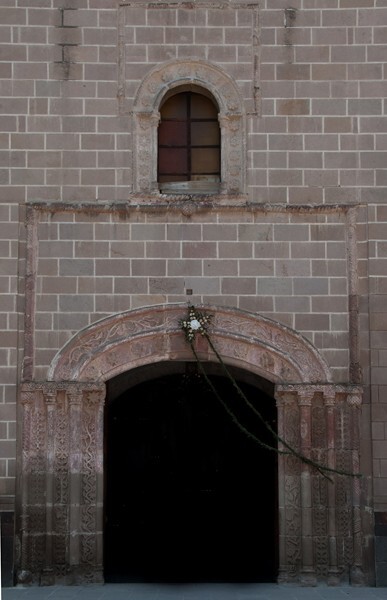 La Concepción de Nuestra Señora, façade alfiz - Otumba, México