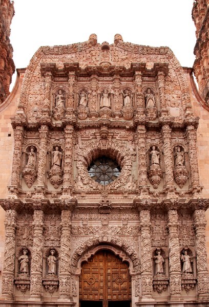 Zacatecas, Zacatecas, Nuestra Señora de la Asunción, façade - The Eighteenth Century: Repeat or Die, An Artistic Culmination