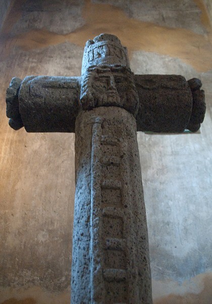 Santa Cruz, sanctuary cross - Acatlán