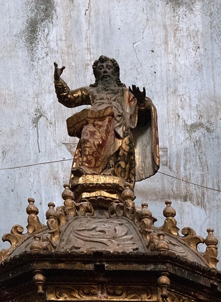 Pulpit portavoz - San Martín, nave, cloister & convento