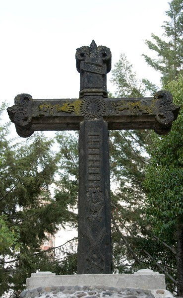 San Mateo, atrial cross, front - San Mateo Xóloc, México