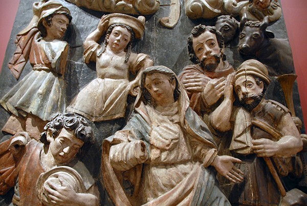 Nativity detail - Museo Regional de Yucatán