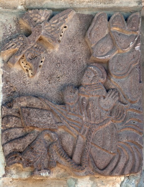 SW Posa, Seraphic Vision - La Asunción de Nuestra Señora, atrio, portería, and nave & choir ceilings