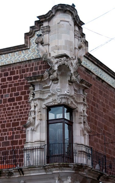Palacio Gobierno, corner window & finial - Aguascalientes, Aguascalientes
