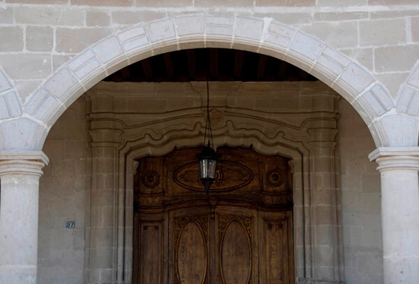 Palacio Gobierno, main portal - Durango, Durango