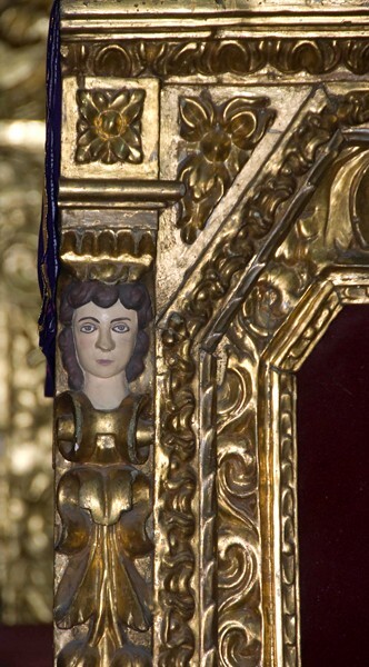 La Magdalena, high altar caryatid - Magdalena Salinas