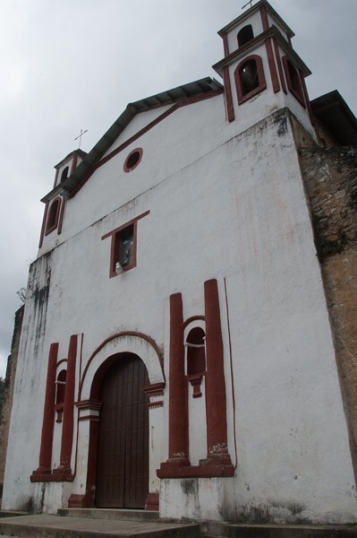 San Francisco Huehuetlán, Oaxaca, San Francisco, façade - San Francisco Huehuetlán, Oaxaca