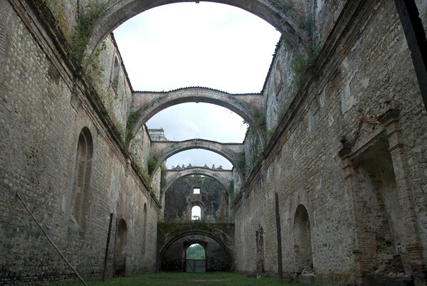 Santo Domingo, nave & façade - Tecpatán (ruins), Chiapas