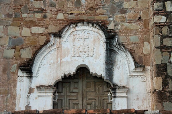 San Bartolo Apóstol, South portal detail - San Bartolo Yautepec, Oaxaca