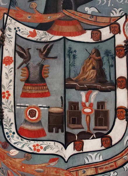 México, D.F., colección Felipe Siegel, Texcoco Coat of Arms, detail, - Private Collections