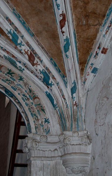 Sotocoro arch & pillar impost - Tecamachalco, Puebla, La Asunción de Nuestra Señora, sotocoro