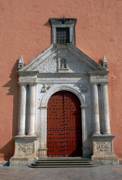 San Juan Bautista, façade portal - Motul, Yucatán