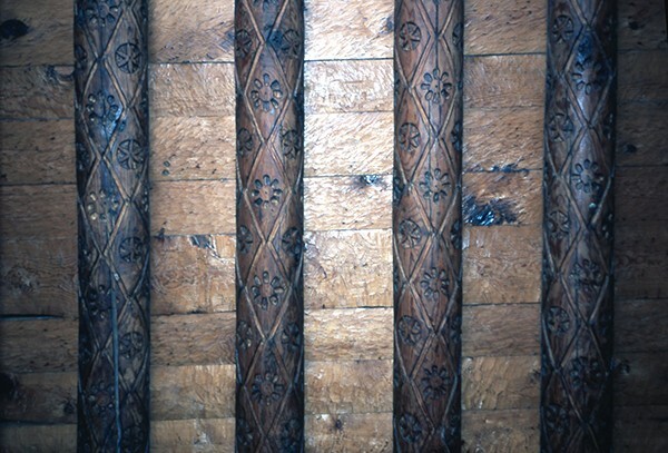Misión de Guadalupe, nave ceiling - Ciudad de Juárez, Chihuahua