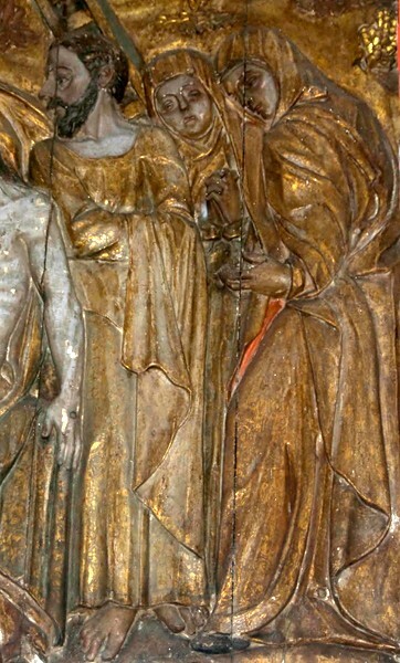 Deposition, detail (right) - El Calvario