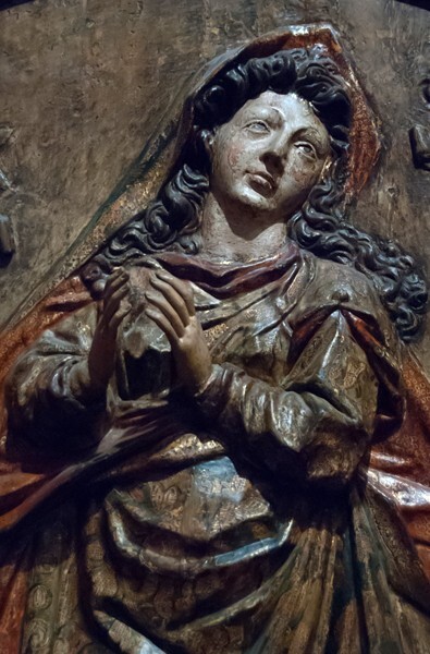 Virgin Immaculate, detail - Museo Franz Meyer (ex-convento de San Juan de Dios)