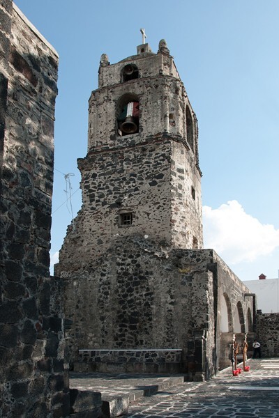 San Andrés, bell-tower - Mixquic, México