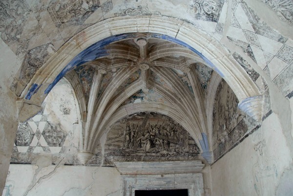 Testera lunette & ribbed vault - Upper cloister walk