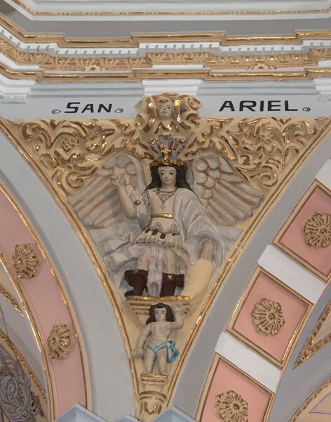 San Francisco, cupola pendentive, St. Ariel - Tetlanohcan, Tlaxcala