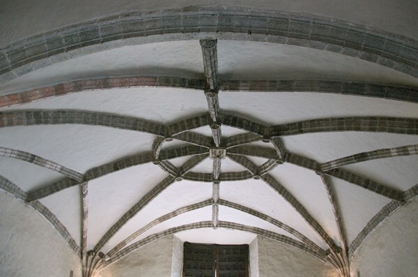 Sotocoro, ribbed vault - Nuestra Señora de La Asunción (Catedral), nave & murals