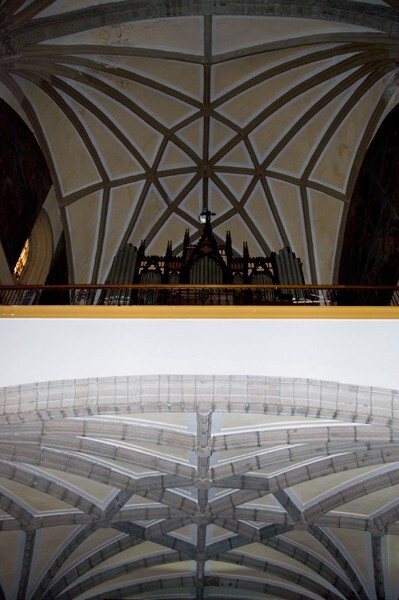 Puebla, Puebla, San Francisco, sotocoro and choir loft rib vaults - Puebla
