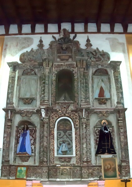 San Mateo, nave retablo - Chignautla, Puebla