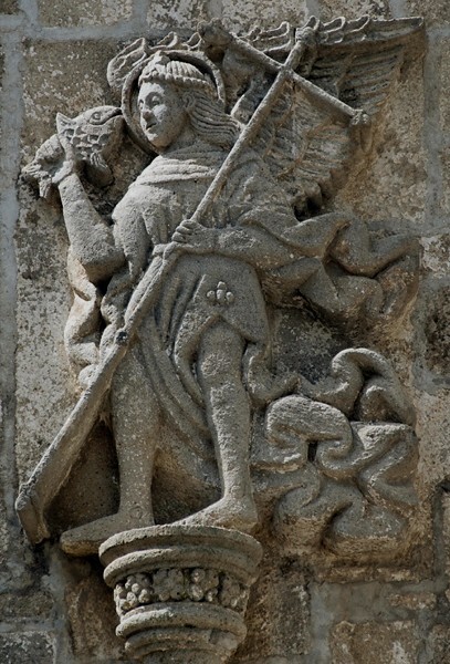 San Andrés, SW posa, N façade, St. Raphael Archangel - San Andrés, Southwest posa chapel