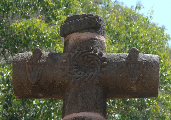 La Asunción, atrial cross, front crossing - Tacícuaro, Michoacán