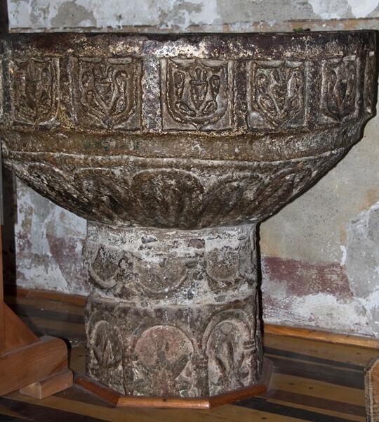 La Asunción de Nuestra Señora, baptismal font - Amecameca, México