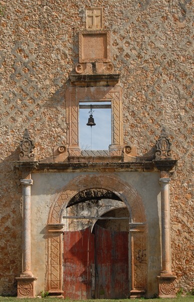 San Antonio, façade portal - Ticum, Yucatán