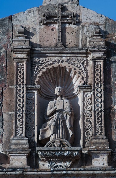 Façade gable niche, Virgin Immaculate - Hospital Chapel