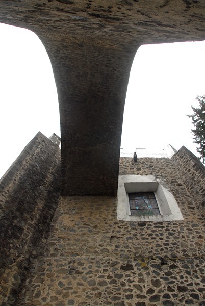La Asunción, apse flying buttress - Milpa Alta