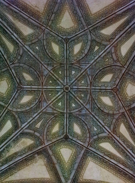 Crossing, ribbed vault - San Pablo, nave, sacristy & cloister