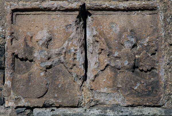 Atrial cross base, backside relief - Santa Ana