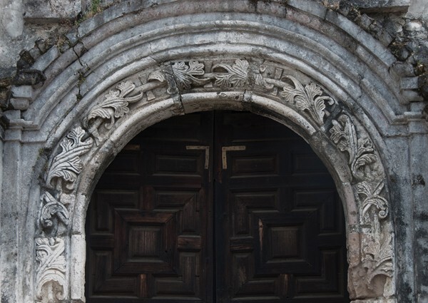 San Francisco, façade portal archivolt - Jalalcingo, Veracruz