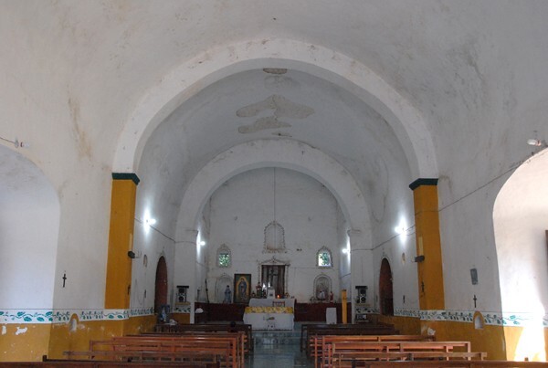 San Bartolomé, nave - Ebtún, Yucatán