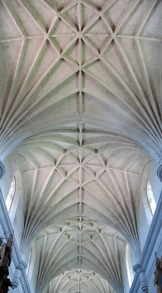 Nave, ribbed vaults - Sotocoro, nave & sanctuary vaulting