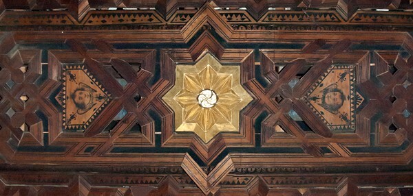 Sotocoro alfarje ceiling harneruelo & almizate - La Asunción de Nuestra Señora, atrio, portería, and nave & choir ceilings