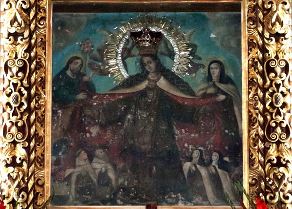 SS Pedro y Pablo, nave painting - Tlalpujahua, Michoacán